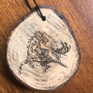 Horse Pyrograph Art